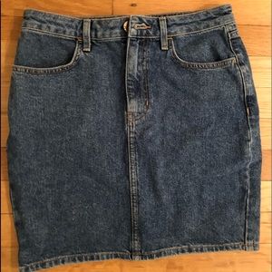 Urban Outfitters BDG Vintage Wash Jean Skirt